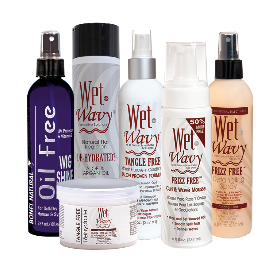 wet hair product